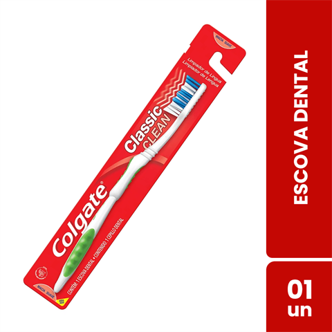 Escova Dental Colgate Classic Clean Macia