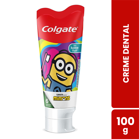 Creme Dental Infantil Colgate Smiles Minions Bubble Fruit 100g