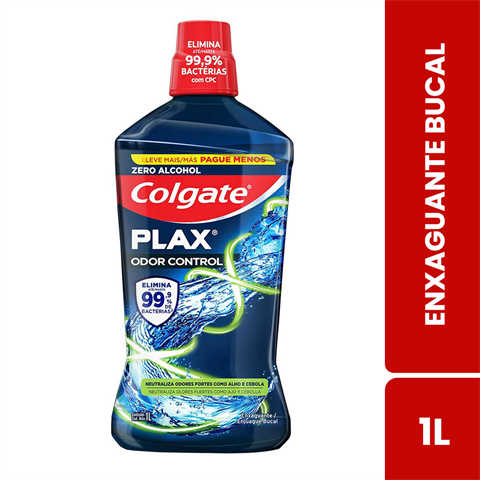 Enxaguante Bucal Colgate Plax Odor Control 1L