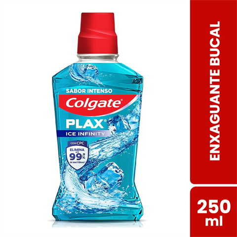 Enxaguante Bucal Colgate Plax Ice Infinity 250ml