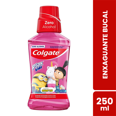 Enxaguante Bucal Infantil Colgate Plax Kids Agnes Tutti Frutti 250ml