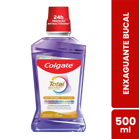 Enxaguante Bucal Colgate Total Prevenção Ativa Anti-Tartaro 500ml