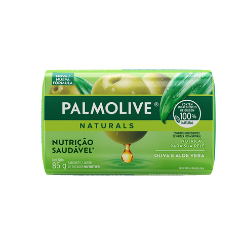 Sabonete Em Barra Palmolive Naturals Nutrição Saudável Oliva E Aloe Vera 85g