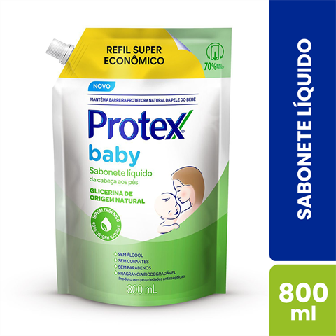 Sabonete Líquido Protex Baby Glicerina Refil 800ml