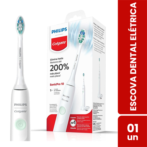 Escova Dental Elétrica Colgate Philips SonicPro 10