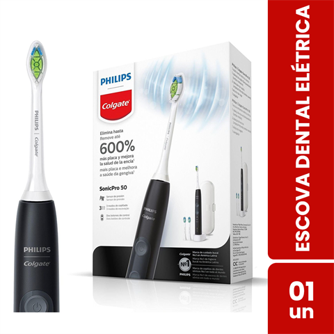 Escova Dental Elétrica Colgate Philips SonicPro 50