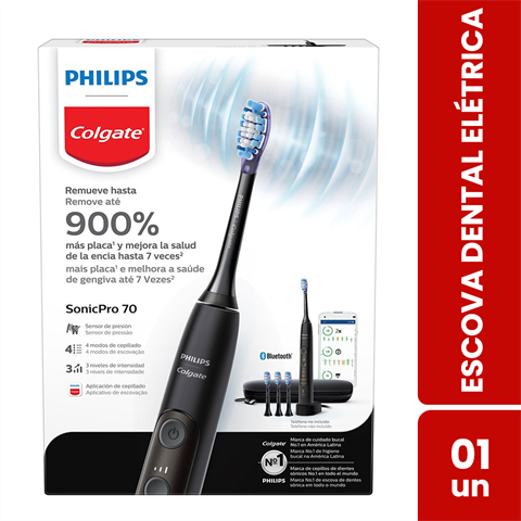 Escova Dental Elétrica Colgate Philips SonicPro 70