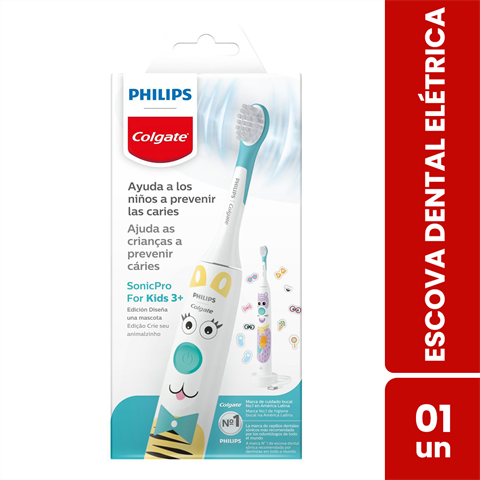 Escova Dental Elétrica Infantil Colgate Philips SonicPro Kids 10