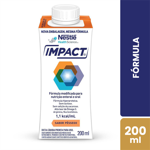 Fórmula Impact Sabor Pêssego Com 200ml