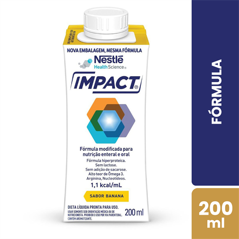 Fórmula Impact Sabor Banana Com 200ml