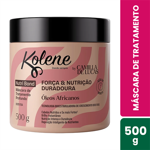 Máscara De Tratamento Kolene Nutri Bond Camilla De Lucas Com 500g