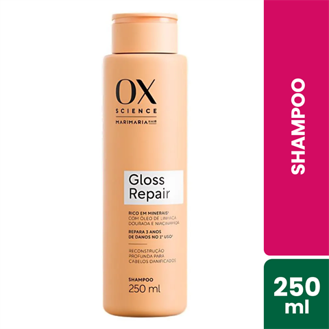 Shampoo OX Science Mari Maria Gloss Repair Com 250ml