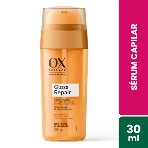 Sérum Capilar OX Science Mari Maria Gloss Repair Com 30ml