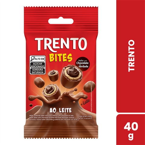 Chocolate Trento Bites Ao Leite Com 40g