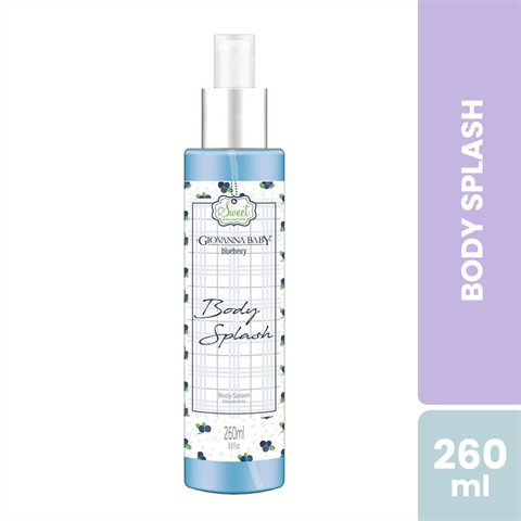 Body Splash Giovanna Baby Sweet Collection Blueberry Com 260ml