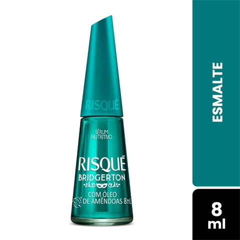 Esmalte Risqué Bridgerton Sérum Nutritivo Com Óleo De Amêndoas Com 8ml