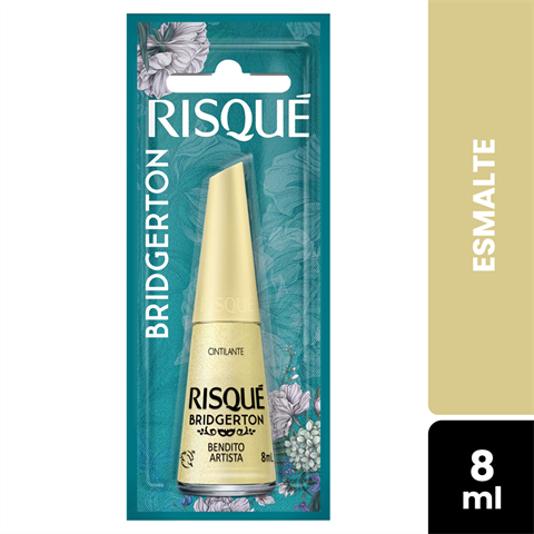 Esmalte Risqué Bridgerton Cintilante Bendito Artista Blister Com 8ml