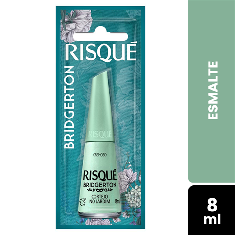 Esmalte Risqué Bridgerton Cremoso Cortejo No Jardim Blister Com 8ml