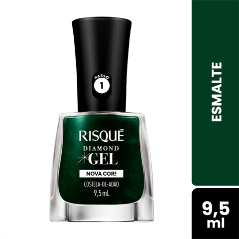 Esmalte Risque Diamond Gel Costela-De-Adão Com 9,5ml