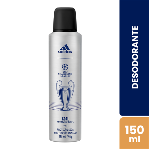 Desodorante Antitranspirante Adidas Aerossol UEFA Goal Com 150ml