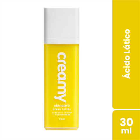 Sérum Facial Creamy Ácido Lático Com 30ml