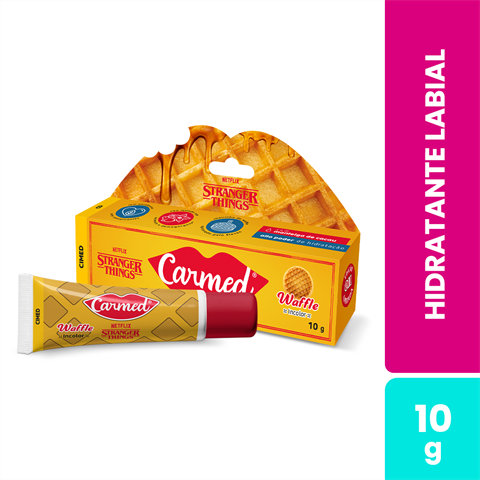 Hidratante Labial Carmed Stranger Things Waffle Com 10g
