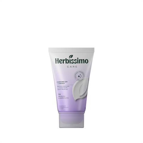 Desodorante Antitranspirante Herbíssimo Care Em Creme Linhaça E Coenzima Q10 Com 55g