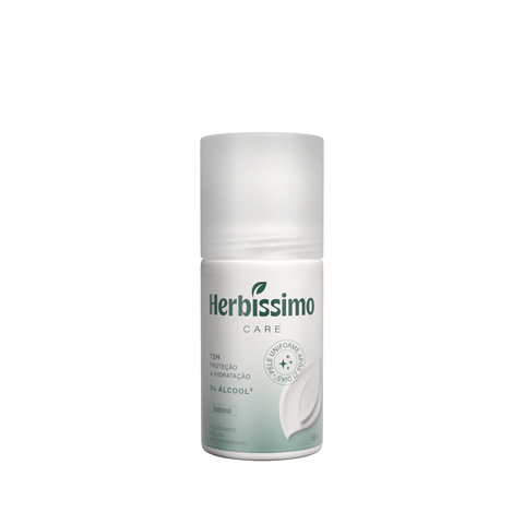 Desodorante Antitranspirante Herbíssimo Roll-On Tradicional Com 50ml