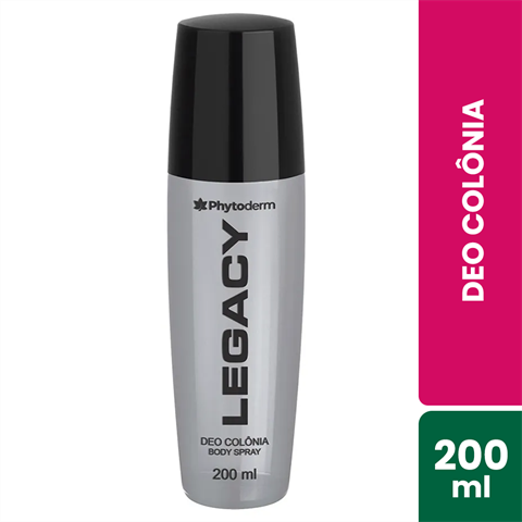 Deo Colônia Phytoderm Legacy Body Spray Com 200ml