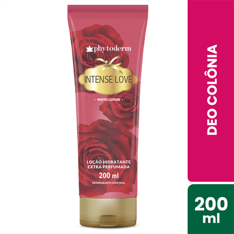 Loção Hidratante Corporal Phytoderm Phyto Lotion Intense Love Com 200ml