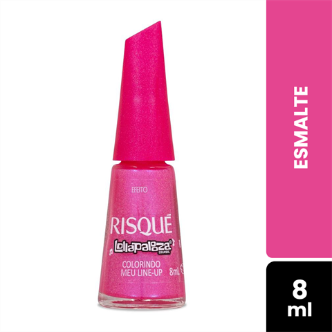 Esmalte Risqué Lollapalooza Efeito Colorindo Meu Line-Up Com 8ml
