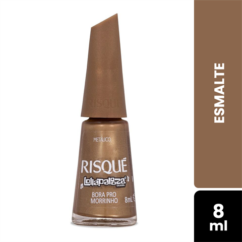 Esmalte Risqué Lollapalooza Metálico Bora Pro Morrinho Com 8ml
