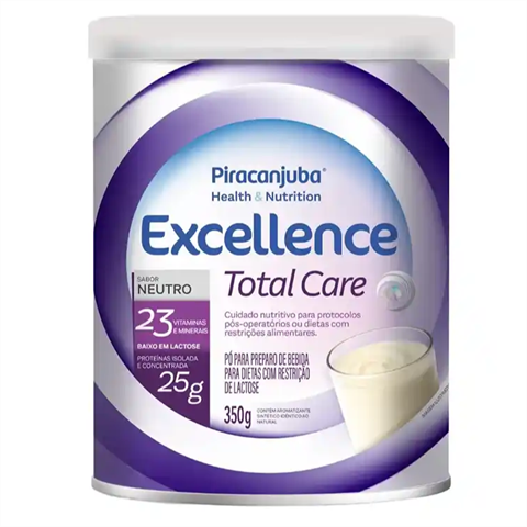 Suplemento Alimentar Piracanjuba Excellence Total Care Sabor Neutro Com 350g