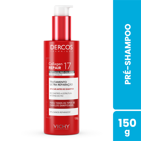 Pré-Shampoo Vichy Collagen Repair 17 Ultra Reparação Com 150g