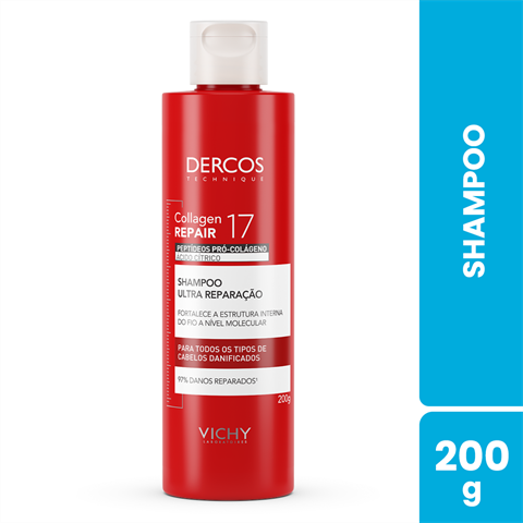 Shampoo Vichy Collagen Repair 17 Ultra Reparação Com 200g