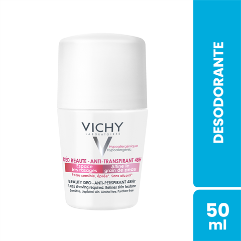 Desodorante Antitranspirante Vichy Roll-On Ideal Finish Com 50ml