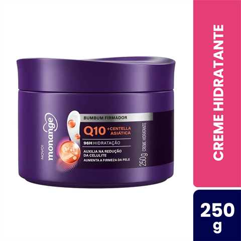 Creme Hidratante Monange Q10+ Centella Asiática Bumbum Firmador Com 250g