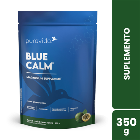 Suplemento Puravida Blue Calm Sabor Limão E Maracuja Com 350g