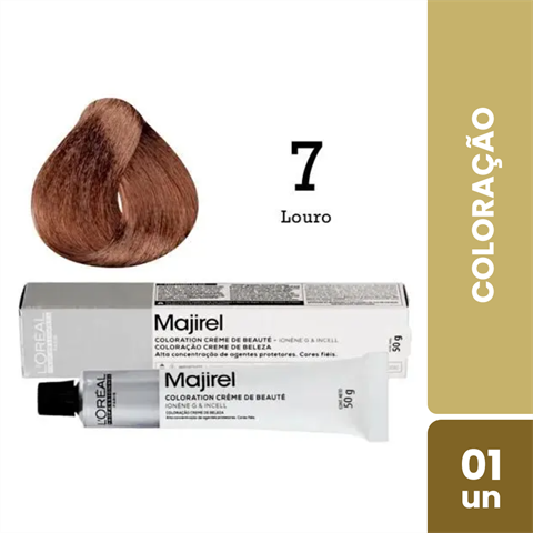 Coloração L'Oréal Majirel Cor 7 Louro
