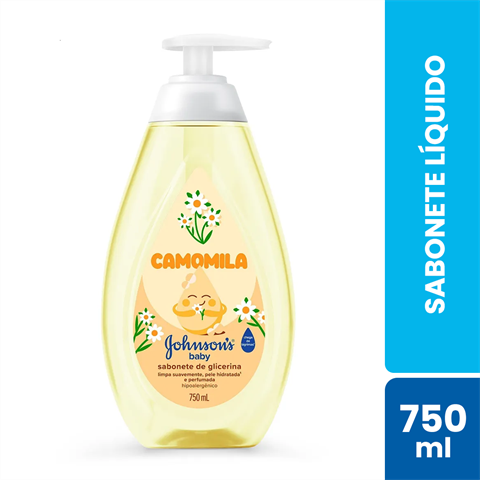 Sabonete Líquido Johnson's Baby Camomila Com 750ml
