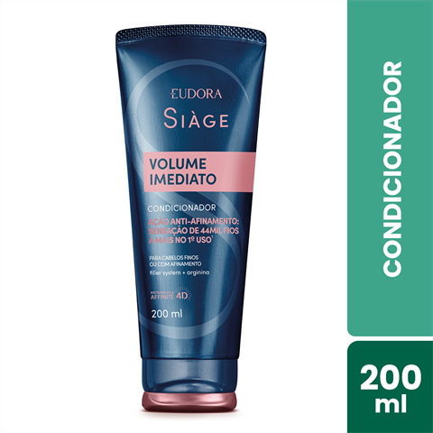 Condicionador Eudora Siàge Volume Imediato 200ml