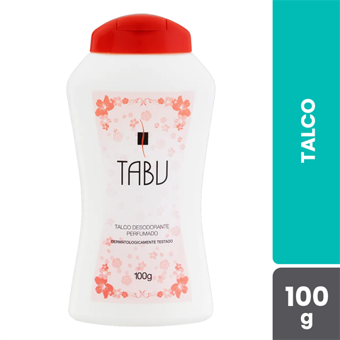 Talco Perfumado Tabu Com 100g