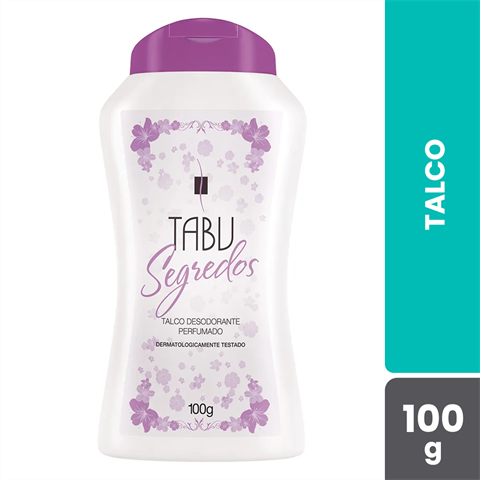 Talco Perfumado Tabu Segredos Com 100g