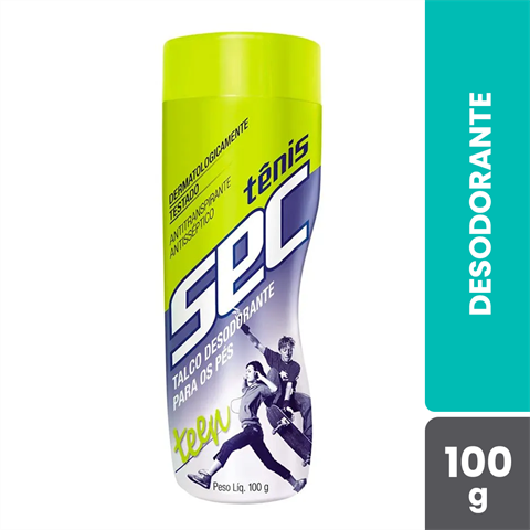 Desodorante Para Os Pés Tênis Sec Em Talco Teen Com 100g