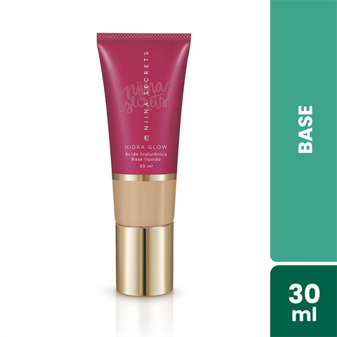 Base Líquida Eudora Niina Secrets Hidra Glow Cor 10 30ml