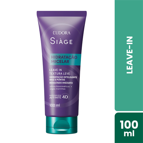 Leave-In Eudora Siàge Hidratação Micelar 100ml