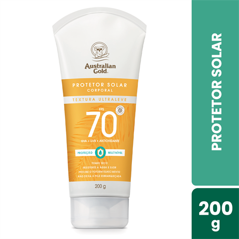Protetor Solar Corporal Australian Gold Alta Proteção FPS70 200g
