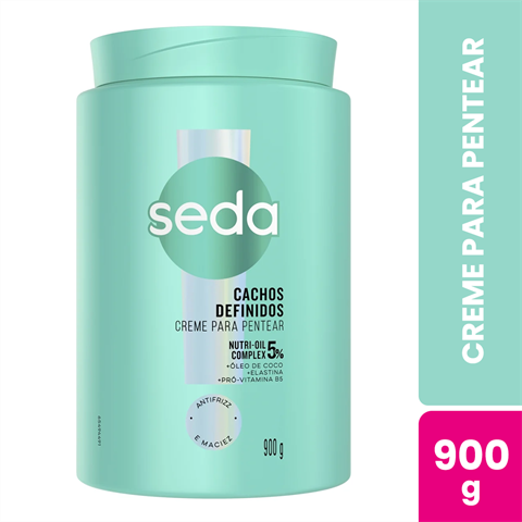 Creme Para Pentear Seda Cachos Definidos Com 900g