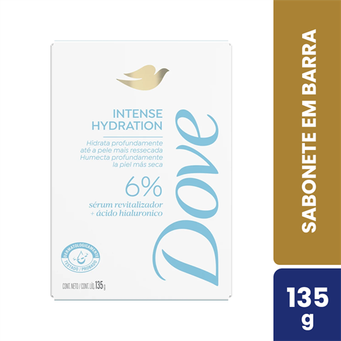 Sabonete Em Barra Dove Intense Hydration Com 135g