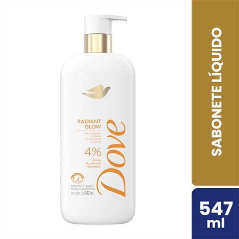 Sabonete Líquido Dove Radiant Glow Com 547ml